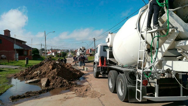 El Municipio trabajó este sábado “para recuperar el tiempo perdido por mal clima”