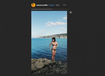 El infartante topless de Camila Salazar desde Ibiza