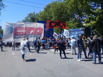 Contundente movilización 