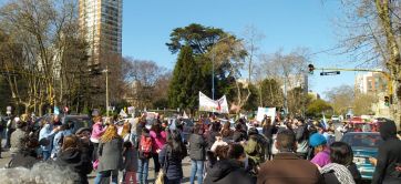 En el Día de la Sanidad, enfermeros de la ciudad se manifestaron en reclamo de una suba salarial