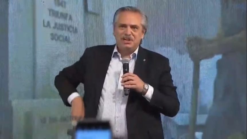 Alberto en la CGT:
