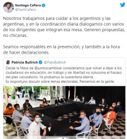Fuerte cruce desde el oficialismo al comunicado de Juntos por el Cambio