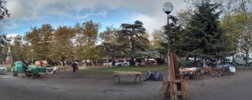 Operativo municipal para controlar el cumplimiento de protocolos en la feria de Plaza Rocha