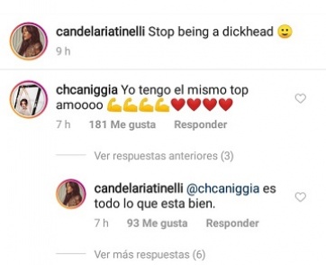 Cande Tinelli y Charlotte Caniggia: amor por los corpiños exóticos