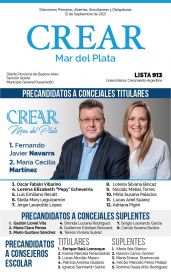 Quedó definida la grilla electoral para el 14 de noviembre en Mar del Plata