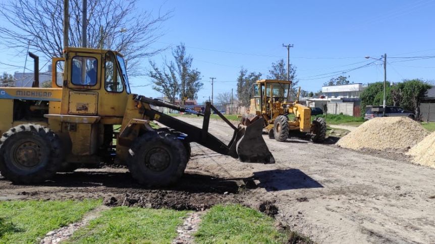 La municipalidad engranzó más de 6 mil metros de calles en el Puerto