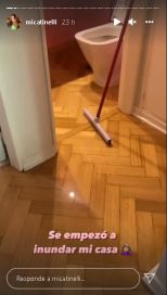 El fuerte cruce de Mica Tinelli con una seguidora tras contar que se inundó su casa