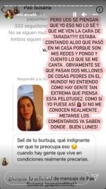 El fuerte cruce de Mica Tinelli con una seguidora tras contar que se inundó su casa