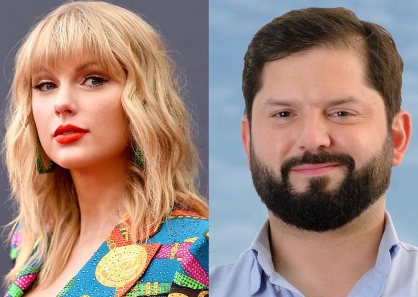 Gabriel Boric saltó a defender a Taylor Swift en las redes y se volvió viral