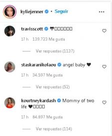 Kylie Jenner y Travis Scott presentaron a su segundo hijo