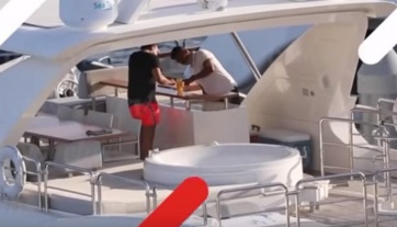 Luis Miguel: descanso en el yate