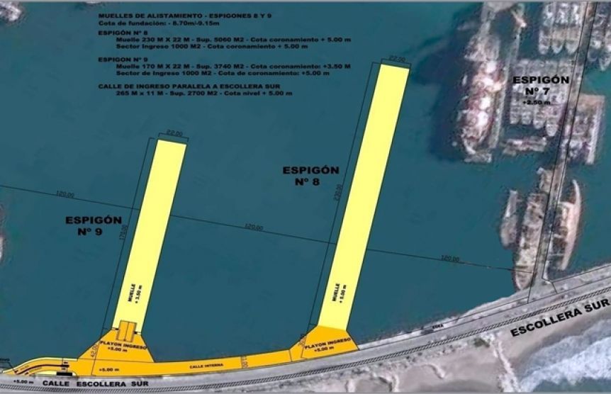 Espigón 9: el reclamo al Consorcio por la concreción del proyecto llega al Concejo