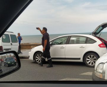 Tránsito, ausente: caos vehicular por los Evita
