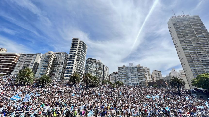 Argentina campeón del mundo: la celebración de la política local