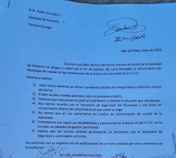 Continúan los conflictos en la Sociedad de Fomento de Coronel Dorrego