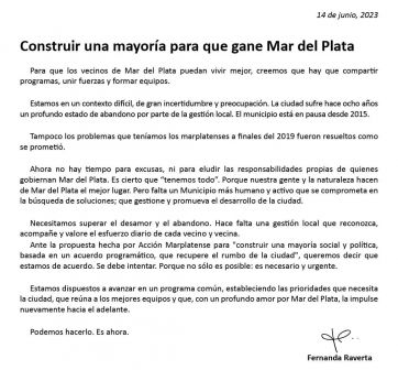 Acuerdo entre Pulti y Raverta