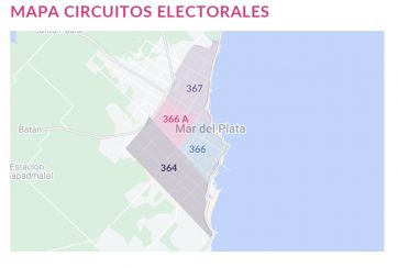 Circuito electoral 366: el más populoso en la nueva configuración