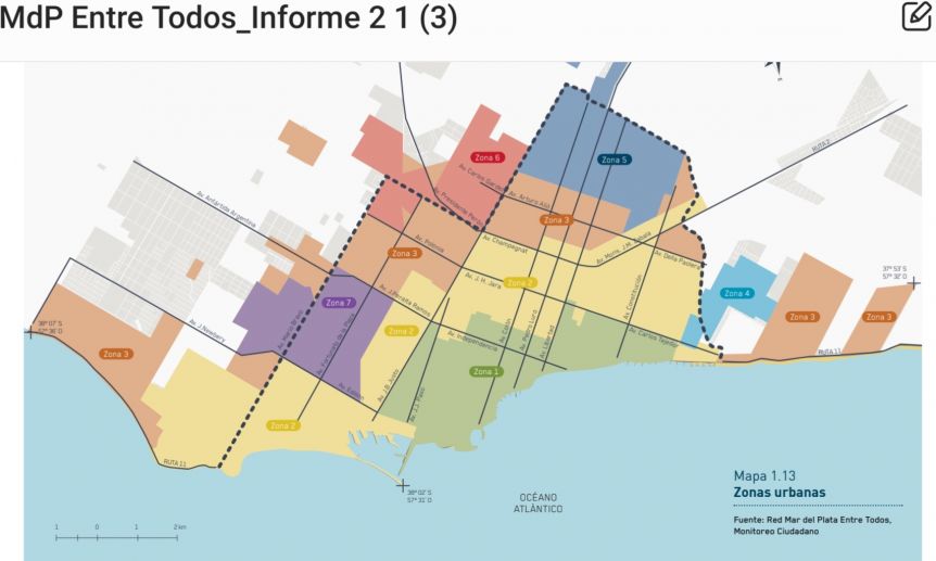 Las zonas geográficas y grupos etarios de los electores que tiene General Pueyrredon