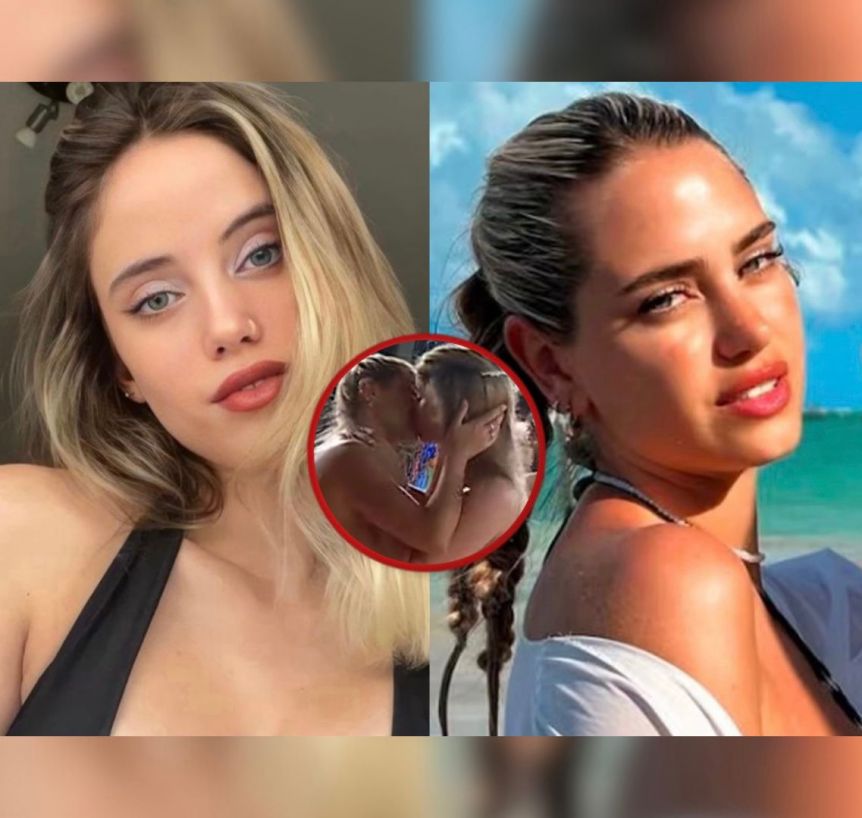 Sabrina y Denisse se dieron fogosos besos en la pool party de Gran Hermano
