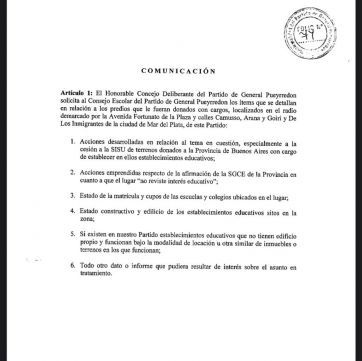 Tierras cedidas al MTE: la nota que Obras hizo avanzar y Legislación dejó diluir