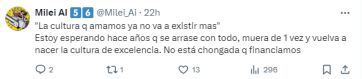 Andy Chango brindó un discurso en los Premios Platino y fue contundente contra Milei