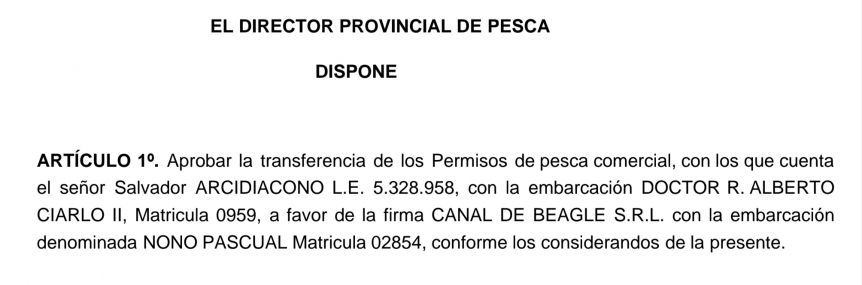 La Dirección Provincial de Pesca está en el ojo de la tormenta