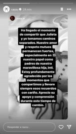 Cazzu y Christian Nodal se separaron a 8 meses de ser papás