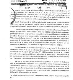 Municipalización de Mogotes: aprueban el pedido a la Legislatura con rechazos y abstenciones de la oposición