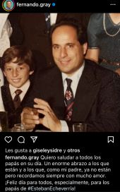 Con el emoción y muchas fotos, los políticos se volcaron a las redes para celebrar el día del padre