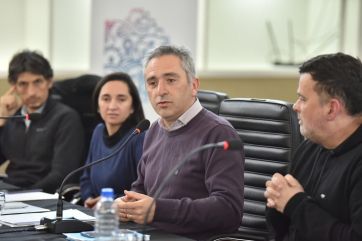 Funicionarios bonaerenses se reunieron con repartidores en el Ministerio de la Comunidad