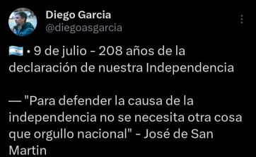 Los mensajes de la política marplatense por el 9 de julio