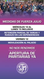 Municipales: comienza la retención de tareas que se extenderá hasta lunes