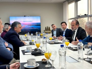 Planta de GNL: Susbielles se reunió con el presidente de YPF en el puerto de Bahía