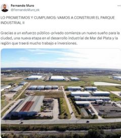 Montenegro anunció el Parque Industrial II y la adherencia al RIGI