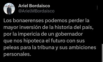 Planta de GNL: “Los bonaerenses podemos perder la mayor inversión de la historia del país”