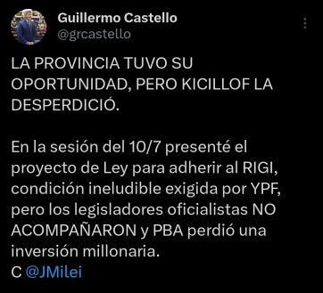 La política marplatense salió a manifestarse en contra de Kicillof porque la planta de GNL se instalará en Río Negro