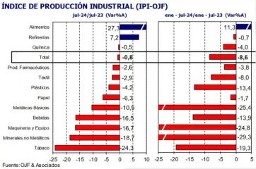 Repunte en el sector, pero continúa la caída y los coletazos impactan en la Provincia