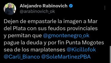 “Dejen de empastarle la imagen a Mar del Plata con sus feudos provinciales”