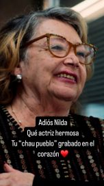 Murió Nilda Sindaco, actriz de División Palermo