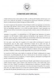 Sigue el achique del Estado: se disuelve la AFIP y 3000 empleados pasan a disponibilidad