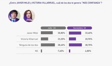 Nuevas preocupaciones, apoyo a Milei y empate técnico en la Provincia de cara al 2025