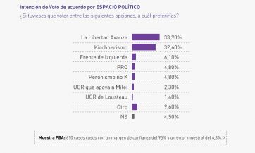 Nuevas preocupaciones, apoyo a Milei y empate técnico en la Provincia de cara al 2025