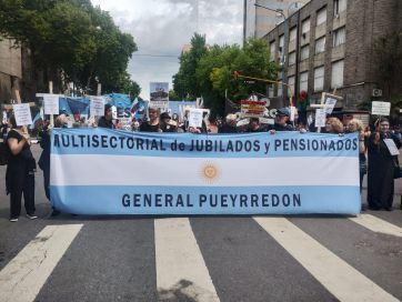 Paro y manifestación de ATE frente al Palacio