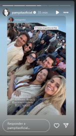 Pampita y Martín Pepa muy acaramelados en un evento de polo