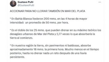 Las medias verdades de Pulti: la responsabilidad de Provincia, obra no concluidas y permisos de la política