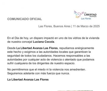 Dispararon a la casa de una concejala libertaria de la Quinta: 