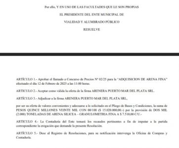 Arenas grises: la empresa que opera sin licitación del Consorcio y provee a un ente municipal