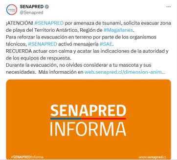 Un fuerte temblor de 7.5 se sintió en Magallanes: algunas zonas de Ushuaia fueron evacuadas