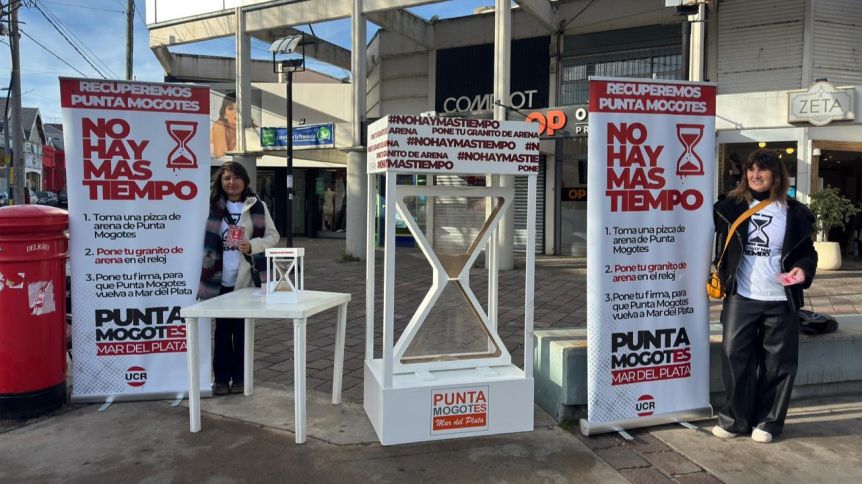 La UCR endurece su reclamo por Punta Mogotes y lanza una campaña con alto voltaje simbólico
