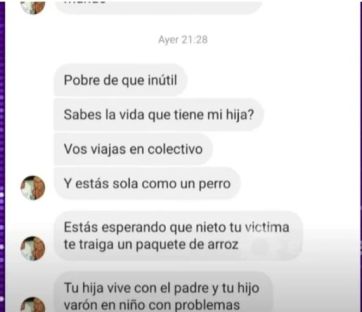 “Tenés un nene con problemas”: el escandaloso chat de la mamá de Yanina Latorre a Fernanda Iglesias